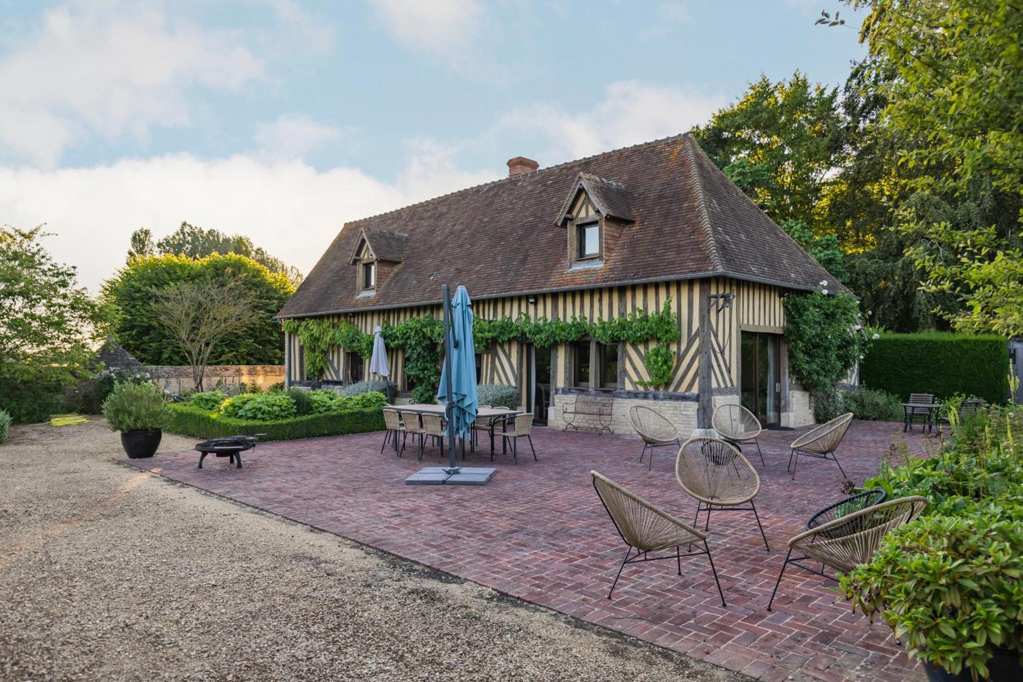 Maison "Jardin Gaillard" Bieville-en-Auge Екстериор снимка